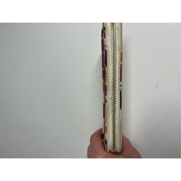 Rare Coach Ashley hand drawn scarf print wallet - Picture 3 of 15